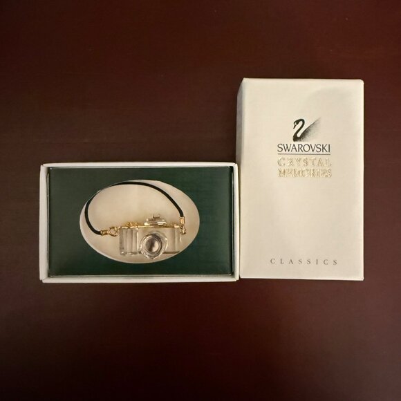 Swarovski Crystal Memories Classics Camera Ornament With Original Box - Picture 4 of 5